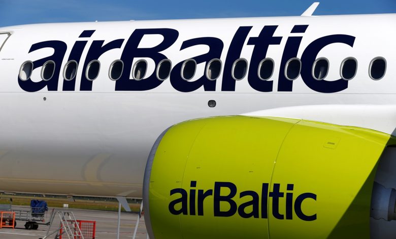 AirBaltic Латвия полет